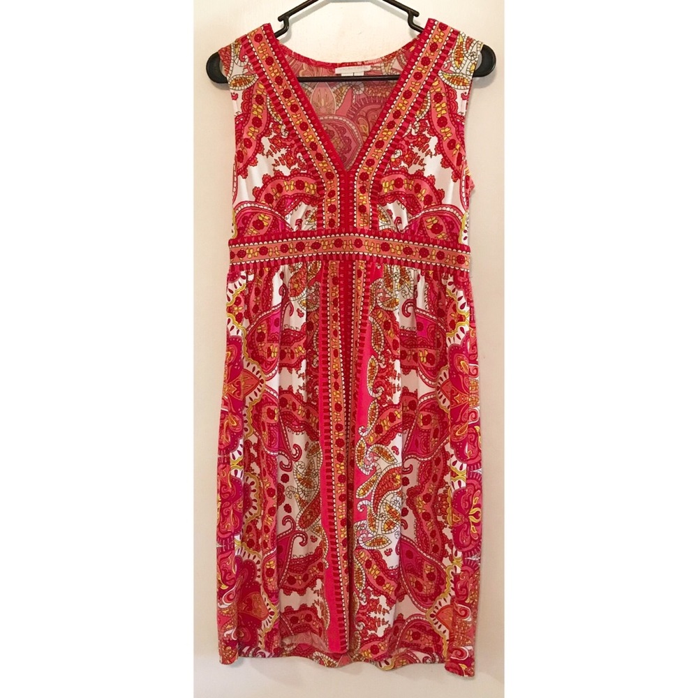 Bright colored summer dress
